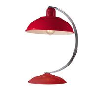 Loops Table Lamp Curved Arm Retro Style Office Light Traffic Red LED E27 60W Bulb Loops Multicolor