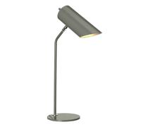 Loops Table Lamp Dark Grey Highly Polished Nickel Finish LED E27 8W Bulb in Metallics Loops Metallics