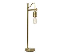 Loops Table Lamp Hanging Lamp Holder Old Fashioned Aged Brass Finish LED E27 60W Bulb in Metallics Loops Metallics