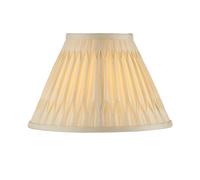Loops Tapered Cylinder Lamp Shade - Ivory Silk - 60W E27 or B22 - Living Room - e10065 Loops Multicolor