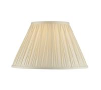 Loops Tapered Cylinder Lamp Shade - Ivory Silk - 60W E27 or B22 - Living Room - e10069 Loops Multicolor