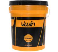 Loops Team Pack Tennis Ball Bucket - 60x Trainer Balls - Needlefelt Cloth BULK