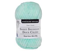 Loops & Threads Sweet Snuggles Yarn - Solid Yarn for Knitting Crochet Weaving Arts & Crafts - Mint Bulk 18 Pack