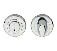 Loops Thumbturn Lock and Release Handle Beveled Edge Concealed Fix Polished Chrome