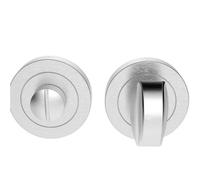 Loops Thumbturn Lock And Release Handle Concealed Fix 50mm Dia Satin Chrome