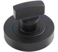 Loops Thumbturn Lock and Release Handle Concealed Fix Round Rose Matt Black