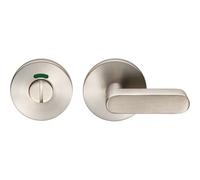 Loops Thumbturn Lock & Release Handle With Indicator 64.5mm Handle Satin Steel in Metallics Loops Metallics