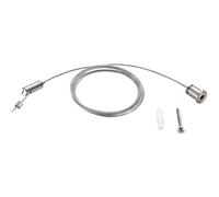 Loops Track Lighting Suspension Kit - 200mm to 3000mm - 25kg Limit - Bright Zinc Loops Multicolor