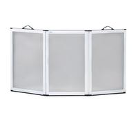 Loops Versatile 3 Panel Portable Shower Guard Screen With Hinged Doors For Easy Storage