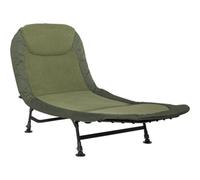 Loops Versatile Adjustable Fleece Bedchair For Camping And Fishing With Pillow And Leveling Feet