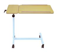 Loops Versatile Overbed Wheeled Table With Adjustable Height And Tilting Feature