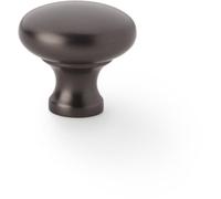 Loops Victorian Round Door Knob - Dark Bronze 32mm - Kitchen Cabinet Pull Handle