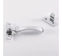 Loops Victorian Wedge Pattern Casement Window Fastener 57 X 13mm Polished Chrome