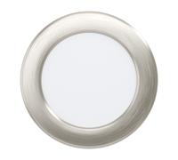 Loops Wall / Ceiling Flush Downlight Satin Nickel Steel 5.5W Built in LED in Metallics Loops Metallics