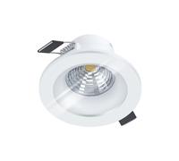 Loops Wall / Ceiling Flush Downlight White Recessed Spotlight 6W Built in LED Loops White