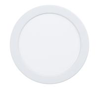 Loops Wall / Ceiling Flush Downlight White Round Spotlight 10.5W Built in LED 3000K Loops White