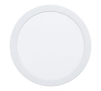 Loops Wall / Ceiling Flush Downlight White Round Spotlight 16.5W Built in LED 3000K Loops White