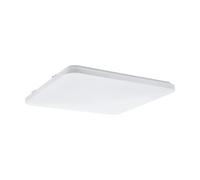 Loops Wall Flush Ceiling Light Colour White Shade White Plastic Bulb LED 49.5W Loops White