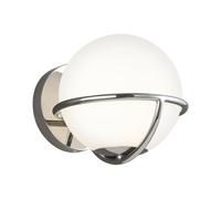 Loops Wall Light Sconce Highly Polished Nickel Finish LED G9 3.5W Bulb d00588 in Metallics Loops Metallics