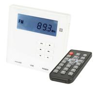 Loops Wall Mounted Micro Bluetooth Amplifier - Stereo Hifi Bathroom Kitchen Music Kit