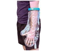 Loops Waterproof Cast & Bandage Protector - Adult Short Arm - Bathroom Washing Aid Loops Multicolor