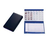 Loops Weekly Pill Organizer With Carry Case And Note Holder - 28 Compartments For Medication Management
