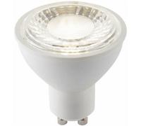 Loops White & Clear 7W Gu10 Smd Led Light Bulb - Non-Dimmable Cool White - 680Lm 4000K