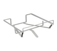 Loops White Pan Rack for Mobile Commode - Easy to Fit - Accommodates Most Pan Sizes Loops White