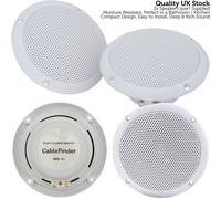Loops Wireless Bluetooth Amplifier & 2x 80W Ceiling Speaker Kit Compact Home Hi Fi Amp Loops Multicolor