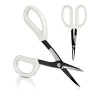 LOOPSEED Precision Gardening Scissors Plant Trimming Pruning Shears Garden Pruners for Orchid Bonsai Hydroponic Flower Clipper Garden Snip 8 Inch Long
