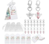 LOOR 30Pcs Keychain Baby Baptism Shower Wedding Gift Wedding Decoration Party Christmas Decor