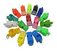 LOOR 50 Pcs Non-Nuclear Professional Referee Whistle Fox Whistle Plastic Life-Saving Whistle for Game