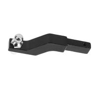 LOORGVEL 1/10 Rc Car Accessories Cnc Aluminum Trailer Tow Hitch Metal Drop Hitch Compatible with Trx-4 Rc Climbing Truck Rear Bumper Tow Hook for Offroad Use