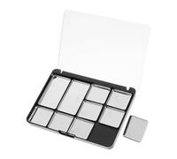 LOORGVEL 1 Color DIY Eyeshadow Palette Tray Empty Makeup Container with Pans for Cosmetics for Travel and Present Giving