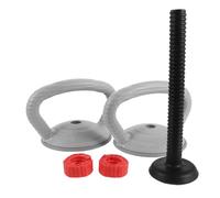 LOORGVEL 1 Set Kettlebell Grip Adapter - Dumbbell Kettlebell Handle - Anti Slip Grip Attachment Converter for Dumbbells - Adjustable Home Gym Training Accessories