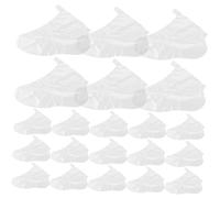 LOORGVEL 1000pcs Disposable Plastic Foot Mask Covers Long Tube Booties for Spa Pedicure Moisturizing Foot Film Protectors for Men Women Cracked Heel Care