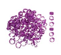 LOORGVEL 100Pcs Adjustable Poultry Leg Bands with Numbers for Chickens Pigeons Ducks Lightweight Marking Rings for Easy Identification and Management of Poultry Breeds