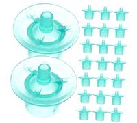LOORGVEL 100pcs Bee Breeding Cups for Beekeepers Durable Rearing Cell Bases for Apiculture Safe Egg Laying Support Tool for Garden Hive Management