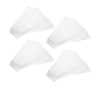 LOORGVEL 100pcs Bouquet Packaging Bags, High Transparency Floral Wrapping Sleeves 4.0 Mil Thick, Flower Wrap Bags for Rose Arrangements and Florist Use