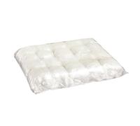 LOORGVEL 100pcs Disposable Bath Caps with Elastic Design Spa Shower Caps for Home and Salon Use Transparent Fits Practical and Tear-resistant Hair Protection