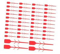LOORGVEL 100pcs Fire Extinguisher Tamper Seals with Self-locking Anti-slip Zip Ties Plastic Security Tags for Equipment Management Easy Replacement Pull Pins for Industrial and Commercial