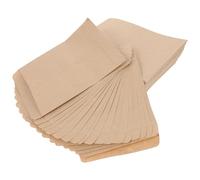 LOORGVEL 100pcs Kraft Paper Seed Packets 9x13cm Self-adhesive Garden Breeding Bags for Corn Storage Small Envelopes Suitable for Seed Saving and Planting