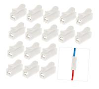 LOORGVEL 100pcs Push in Wire Connectors Quick Connection Terminal Compact Electrical Connector for Home Appliances Power Supplies Machinery Lighting Control