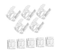 LOORGVEL 100pcs Silver Metal Hair Braid Rings Dreadlock Clips Adjustable Hair for Braids and Dreadlocks Jewelry for Women