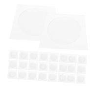 LOORGVEL 100pcs White Paper CD Sleeves Dvd Envelopes for Scratch Dust Protection Portable CD Dvd Storage Bags for Home Office School Use