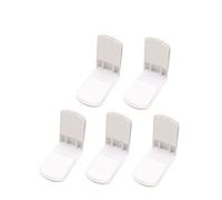 LOORGVEL 10Pc Proofing Right Angle Cabinet Locks with Strong Adhesive Tape Eco Friendly Safety Latches for Cupboards Refrigerator Doors Easy Open Design for Protection