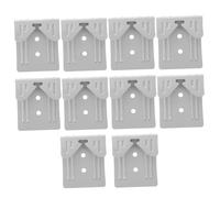 LOORGVEL 10pcs Heavy Duty Picture Frame Hangers Mirror Holder Clips Fasteners for Secure Wall Mounting Versatile Shelf Hanging Tool for Mirrors and Decorative Items Living Room Bathroom