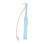 LOORGVEL 10pcs LED Paper Lantern Sticks with Blue Handles Luminous Walking Lanterns for Year Decorations Day Parties Weddings Lightweight and Portable Festival Accessories