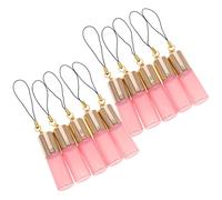 LOORGVEL 10pcs Pearlescent Glass Roller Bottles Refillable Perfume Containers with Stainless Steel Rollers for Essential Oils Fragrance Application Travel Leakproof Design