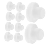 LOORGVEL 10pcs Reusable Silicone Stoppers for Salt Pepper Bottles Multi-functional Solid Plugs with Sealing Design for Home Bars Parties and Wine Bottles